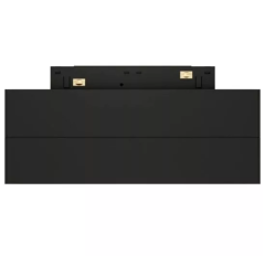 Трековый светодиодный светильник магнитный SPOT BLACK BOOK MAGNETIC S20 48V 16W 110° CRI90 OSRAM 4000K | Черный корпус L220хH110mm