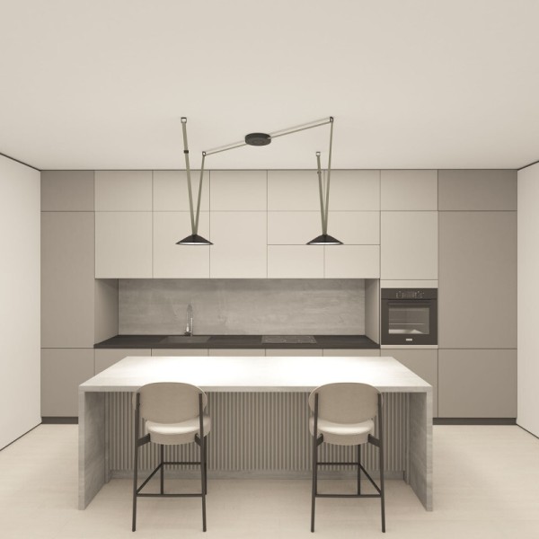 DK5565-BK Cветильник для трека-ремня Belty, серия Flow, со светодиодом, D300*H71мм, 48V DC, 20W, RA90, 120°, 3000K, IP20, черный, алюминий