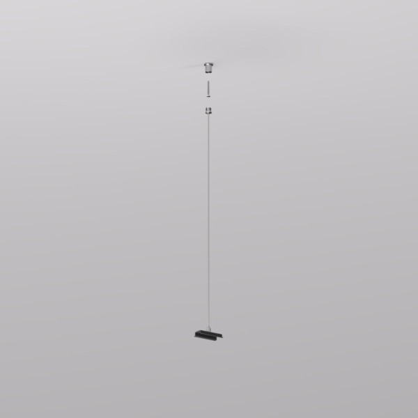 TR2127-BK Механический подвес для трека SMART BASE, IP20, 5м, черный, алюминий