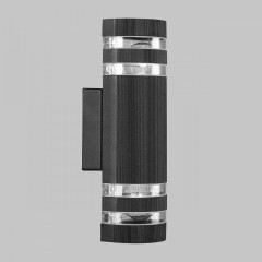 Светильник уличный настенный E27 2*60W Черный 220V IP54 IL.0014.0025-2-BK