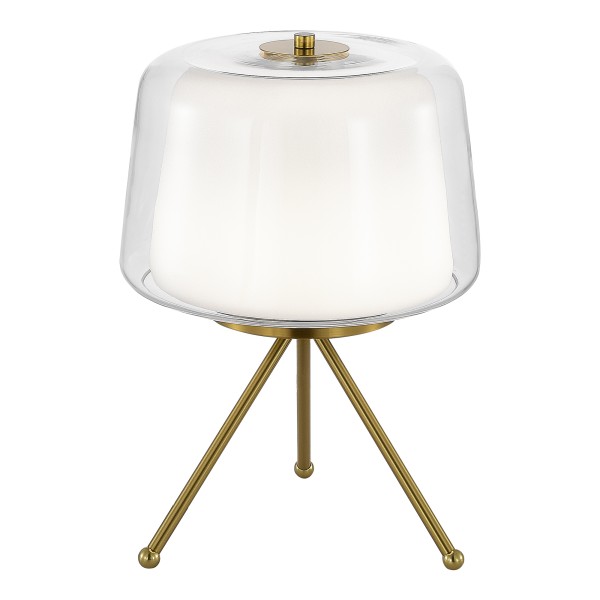 SL6127.304.01 Прикроватная лампа ST-Luce Латунь/Белый, Прозрачный LED 1*16W 3000K PANDORA