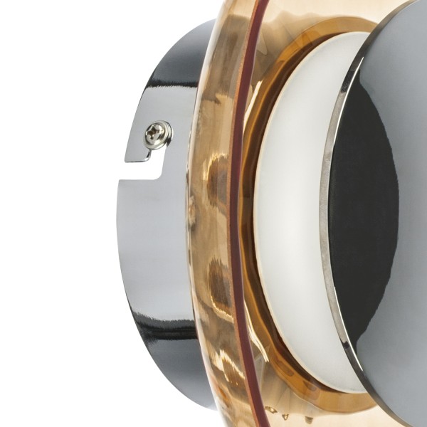 809013 Бра CELESTA LED 6W 300LM ХРОМ/КОНЬЯЧНЫЙ 3000K