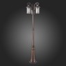 SL080.425.03 Светильник уличный наземный ST-Luce Темный кофе/Прозрачный, Темный кофе E27 3*100W LASTERO