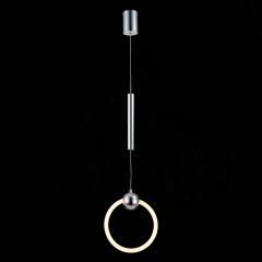 SL1578.103.01 Подвес ST-Luce Хром/Белый,Хром LED 1*15W 3000K GIERA