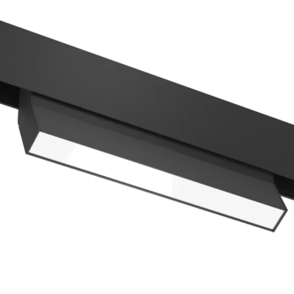 Трековый светодиодный светильник магнитный SPOT BLACK BOOK MAGNETIC S20 48V 16W 110° CRI90 OSRAM 3000-6000K Tuya Smart | Черный корпус L220хH110mm