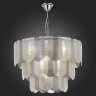 SLE1125-103-12 Светильник подвесной Хром/Прозрачно-Дымчатый E14 12*40W ERZO