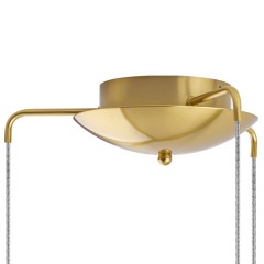 L5T747443 Люстра TUBO LED 25W 1600LM 25G ЗОЛОТО 4000K (574723+747443 (5шт)