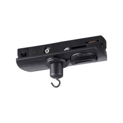 359134 KONST NT23 089 черный Адаптер/держатель для однофазного двухжильного трека без токопровода для арт. 359128-359133 IP20 RAMO