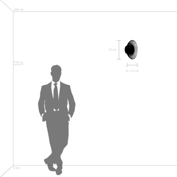 809015 Бра CELESTA LED 6W 300LM ХРОМ/ГОЛУБОЙ 3000K