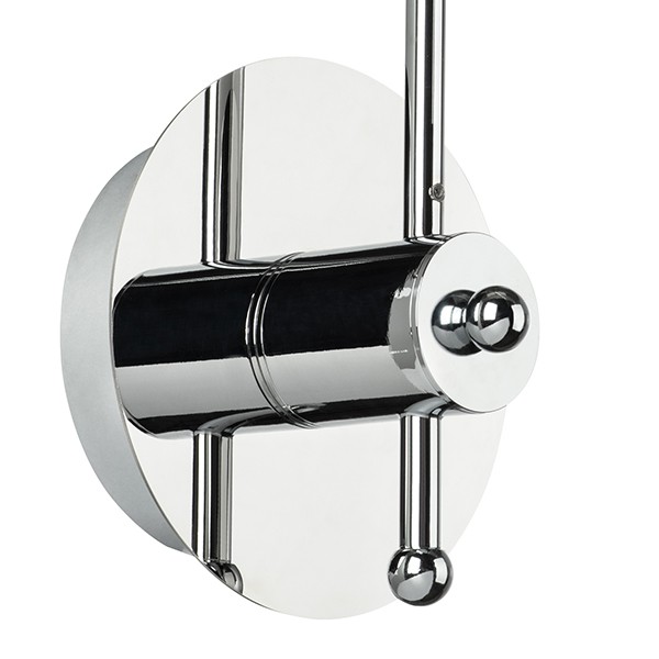 803547 Бра PENTOLA 1х25W G9 ХРОМ/ДЫМЧАТЫЙ