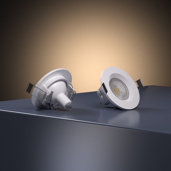 Светильник встраиваемый City GU10 белый IP44 25060/01