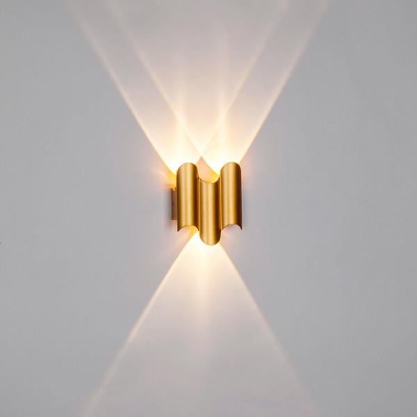 341333 Светильник BOSSO 3х1W LED 330LM G ЗОЛОТО 3000K IP65