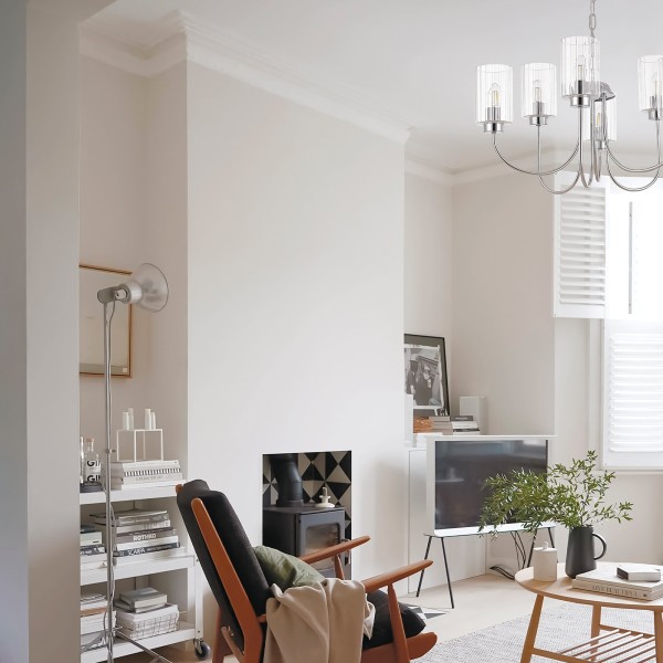 SLE1127-103-06 Светильник подвесной Хром/Прозрачный E14 6*40W TILDA