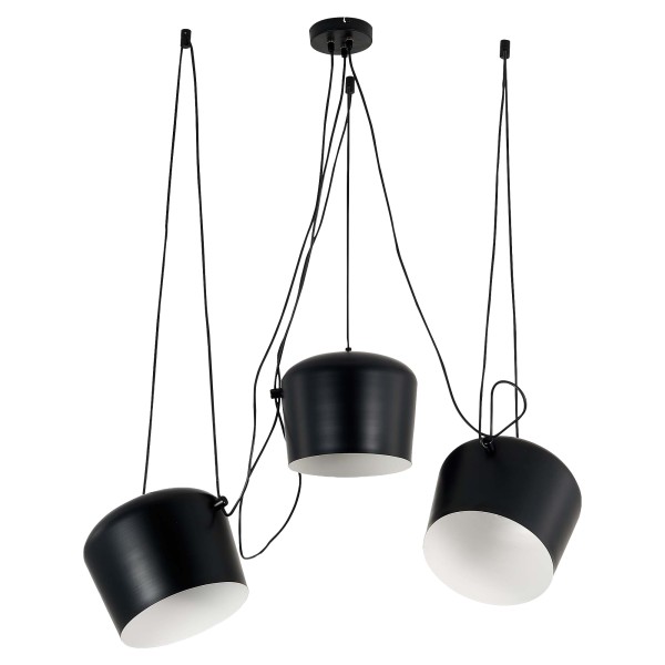 SLE120643-03 Светильник подвесной Черный/Черный E27 3*40W TRIESTE