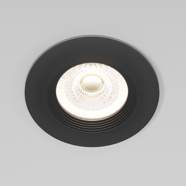 Светильник встраиваемый City GU10 черный IP44 25060/01