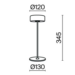 Аккумуляторный светильник Maytoni MOD229TL-L3G3K2