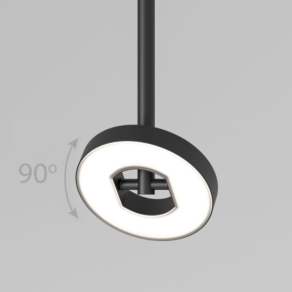 Светильник садово-парковый со светодиодами Verano черный 35185/H черный