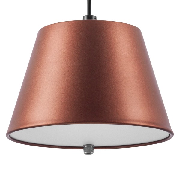 719213 Люстра CAPPE 1x40W GX53 ЧЕРНЫЙ/КРАСНЫЙ