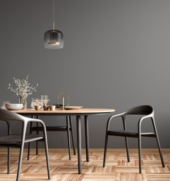 804618 Бра CUPOLA LED 9W 450LM ЗОЛОТО/ДЫМЧАТЫЙ 3000K