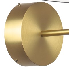 804618 Бра CUPOLA LED 9W 450LM ЗОЛОТО/ДЫМЧАТЫЙ 3000K