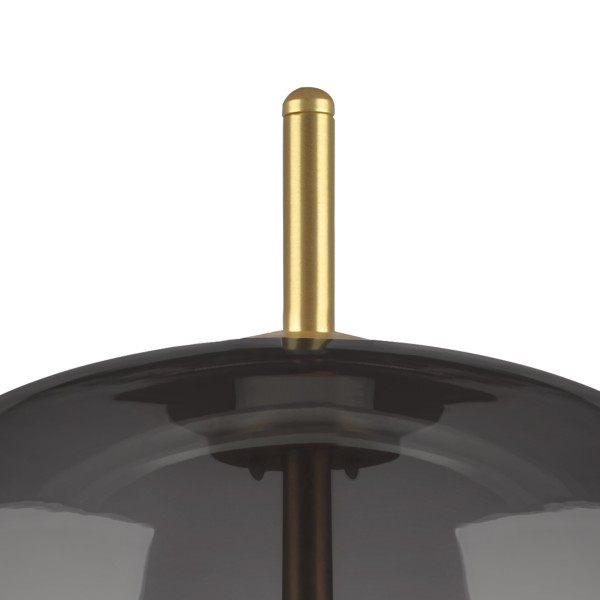 804618 Бра CUPOLA LED 9W 450LM ЗОЛОТО/ДЫМЧАТЫЙ 3000K