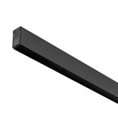 509027 Трек  накладной UNO 48V 2м ЧЕРНЫЙ (Заглушки и декоративный экран в комплекте)