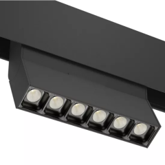  Трековый светодиодный светильник магнитный SPOT BLACK BOOK MAGNETIC S20 48V 8W 36° CRI90 OSRAM 3000-6000K Tuya Smart | Черный корпус L112хH110mm