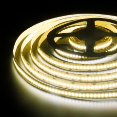 Светодиодная лента 12 В 16 Вт/м 240 Led/м 2835 IP65, теплый белый 3300K, 5 м Лента светодиодная 12V 16W 240Led 2835 IP65 тёплый белый, 5м