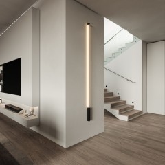 Светильник настенный светодиодный Alto LED 4000K черный 40134/LED