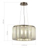 SL1516.303.06 Светильник подвесной ST-Luce Бронза, Прозрачный/Белый алебастр E14 6*40W DELIGHT