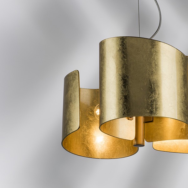 811132 Подвес PITTORE 3х40W E27 ЗОЛОТО