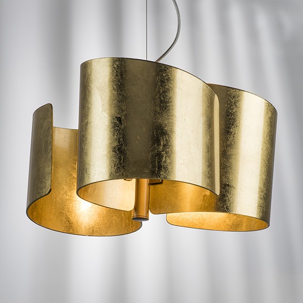 811132 Подвес PITTORE 3х40W E27 ЗОЛОТО