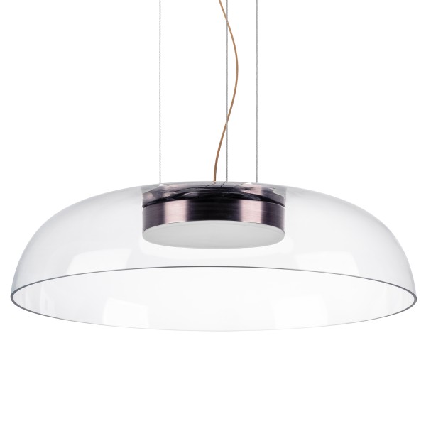 809210 Люстра CELESTA LED 24W 1200LM КОФЕЙНЫЙ/ПРОЗРАЧНЫЙ 3000K