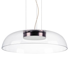 809210 Люстра CELESTA LED 24W 1200LM КОФЕЙНЫЙ/ПРОЗРАЧНЫЙ 3000K