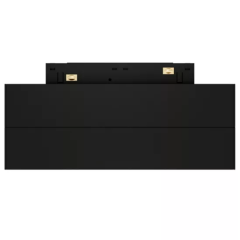  Трековый светодиодный светильник магнитный SPOT BLACK BOOK MAGNETIC S20 48V 16W 36° CRI90 OSRAM 3000K | Черный корпус L220хH110mm