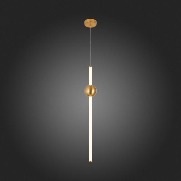 SL1222.213.01 Светильник подвесной ST-Luce Золотистый/Золотистый, Белый LED 1*18W 4000K ANGURRA