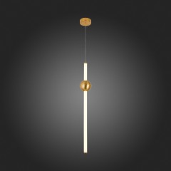 SL1222.213.01 Светильник подвесной ST-Luce Золотистый/Золотистый, Белый LED 1*18W 4000K ANGURRA