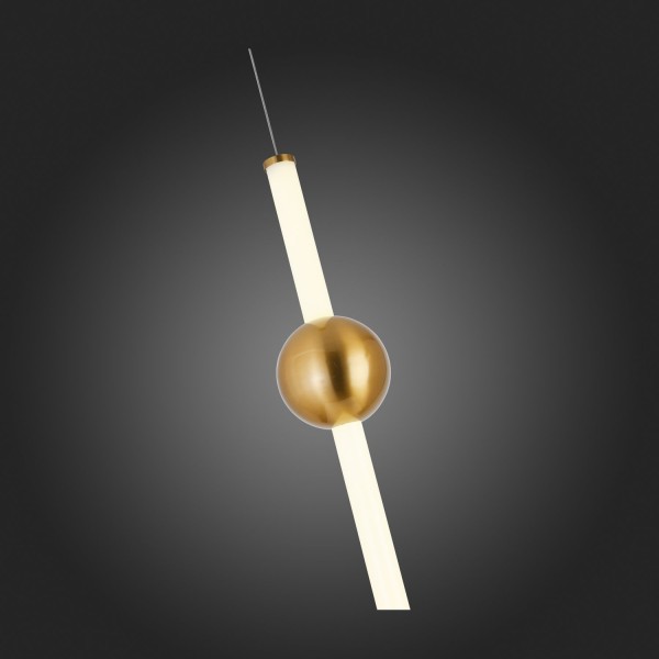 SL1222.213.01 Светильник подвесной ST-Luce Золотистый/Золотистый, Белый LED 1*18W 4000K ANGURRA