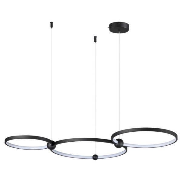 6533/85L LEDIO LN23 222 чёрный Светильник подвесной LED 85W 3000-6000K 3649Лм 220V DIEGO