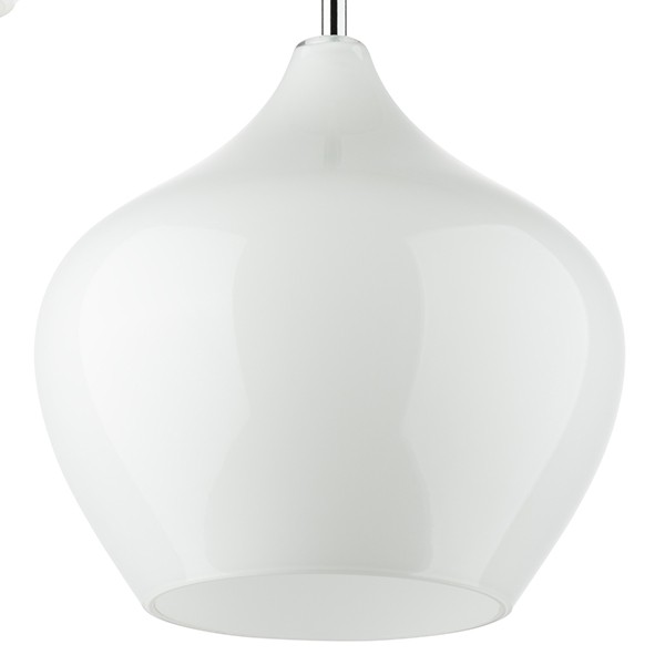 803050 Подвес PENTOLA 3х40W E14 ХРОМ/БЕЛЫЙ