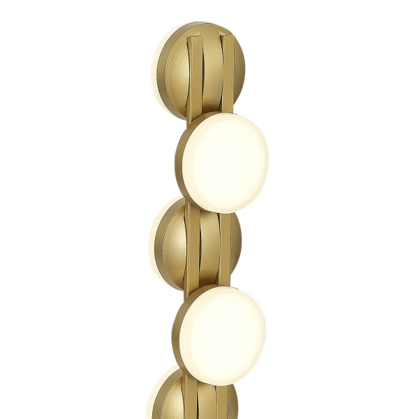 SL6610.204.06 Прикроватная лампа ST-Luce золотистый/белый LED 1*12W 4000K MONRO