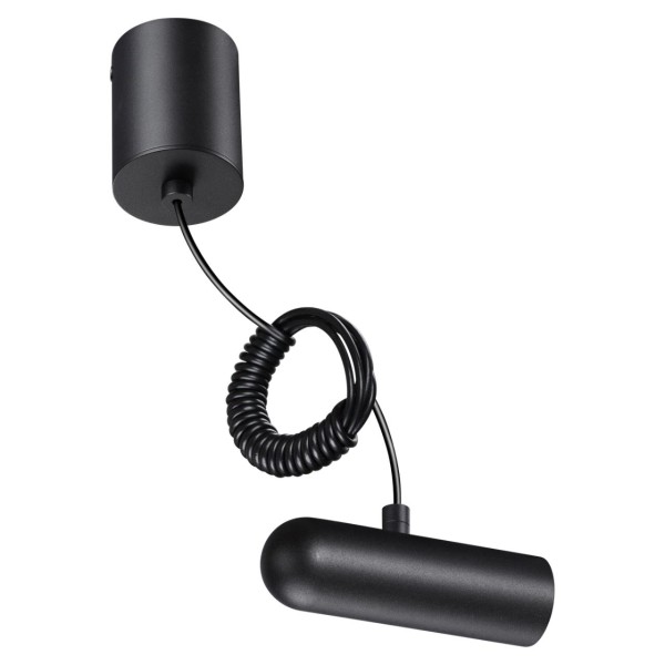 359385 KONST NT24 041 черный База накладная для ввода питания с заглушкой и проводом-подвесом (длина провода - 2м) IP20 48V GLAT