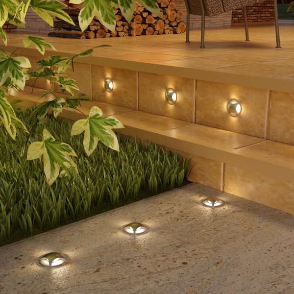 Подсветка для лестниц и дорожек алюминий MRL LED 1106 алюминий