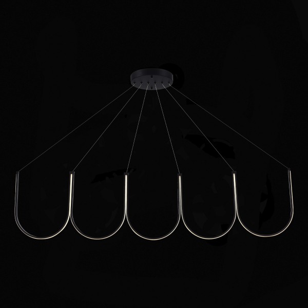 SL6202.413.01 Светильник подвесной ST-Luce Черный LED 1*68W 3000K HEIT