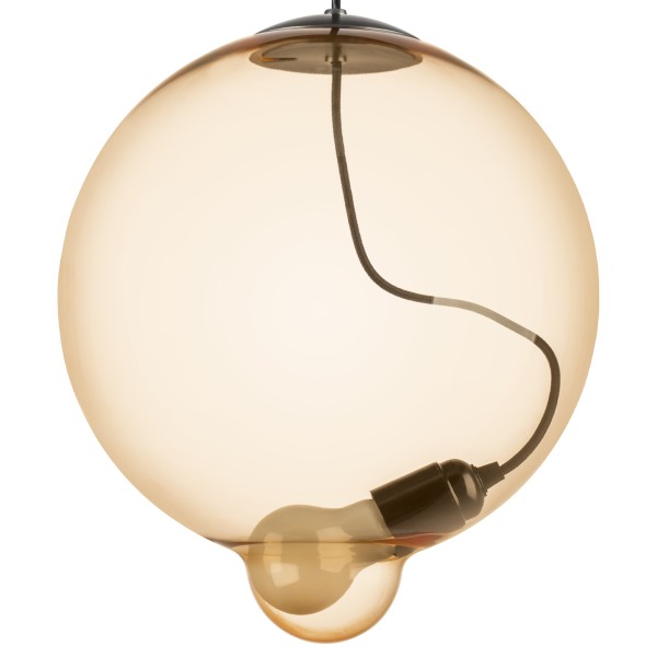 805303 Люстра COLORE 1х8W (led) E27 АЛЮМИНИЙ/КОНЬЯЧНЫЙ