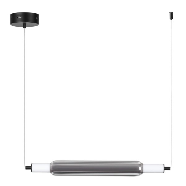 6556/15L LEDIO LN25 237 черный/дымчатый/металл/акрил, стекло Подвес LED 15W 4000К 220V TRENDY