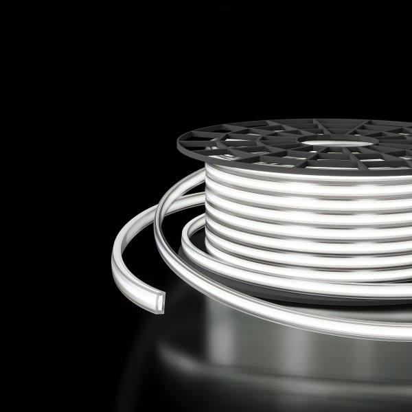 Лента светодиодная 220V 9,3W 288Led COB IP65 6500 холодный белый, 50 м 95001/02