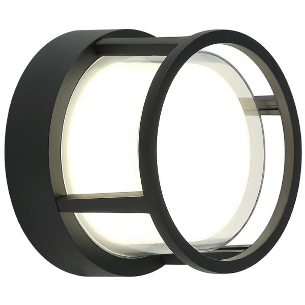 Светильник настенный LED 12W 4000K Черный 220V IP54 IL.0014.0015 BK