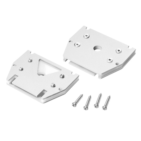 505146 Заглушка концевая к профилю 50519х TETA БЕЛЫЙ для PRO