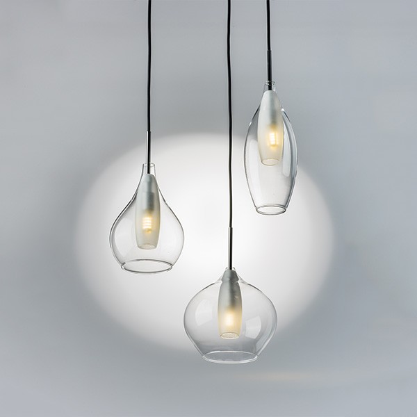 803051 Подвес PENTOLA 3х25W G9 ХРОМ/ПРОЗРАЧНЫЙ